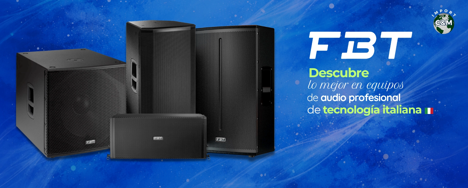 Promoción FBT: equipos de audio profesional